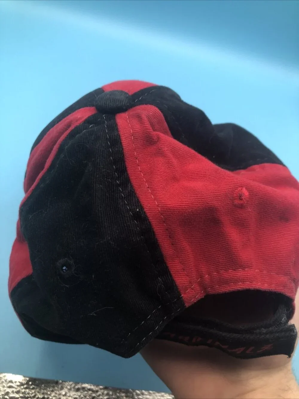 University Of Louisville Hat Black Red Signed Rick Pitino Kids Hat Basketball
